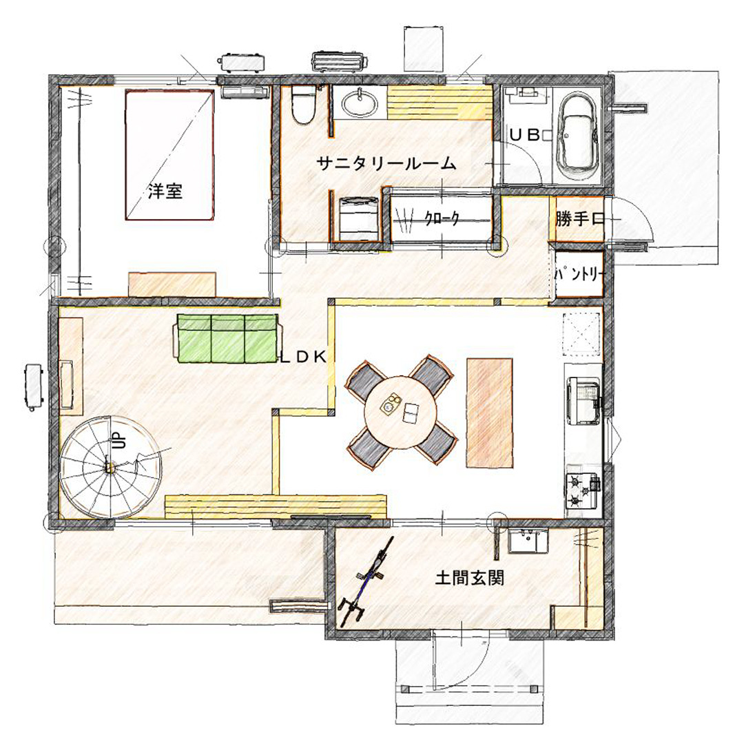 リノベーション見学会「ひとりを楽しむ。みんなと囲む。土間キッチンのある家」