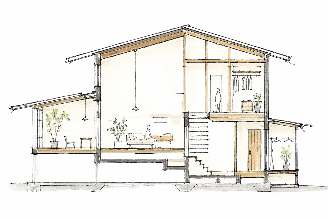 暮らしの見学会「別荘みたいに暮らせる、超広大バルコニーから湖を望む家」